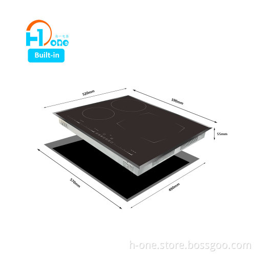 Hot Selling 3 Burner Induction Cooker Hob